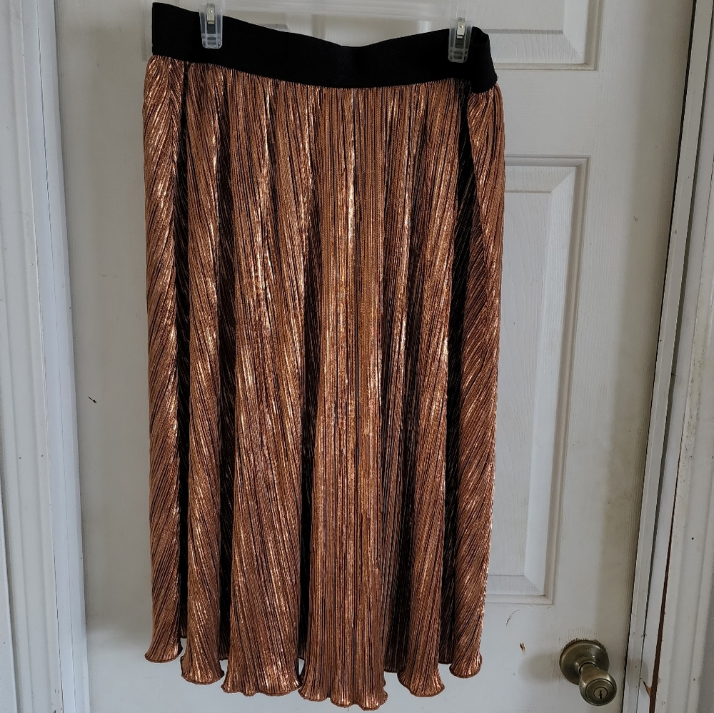 Luna Copper Shimmer Skirt